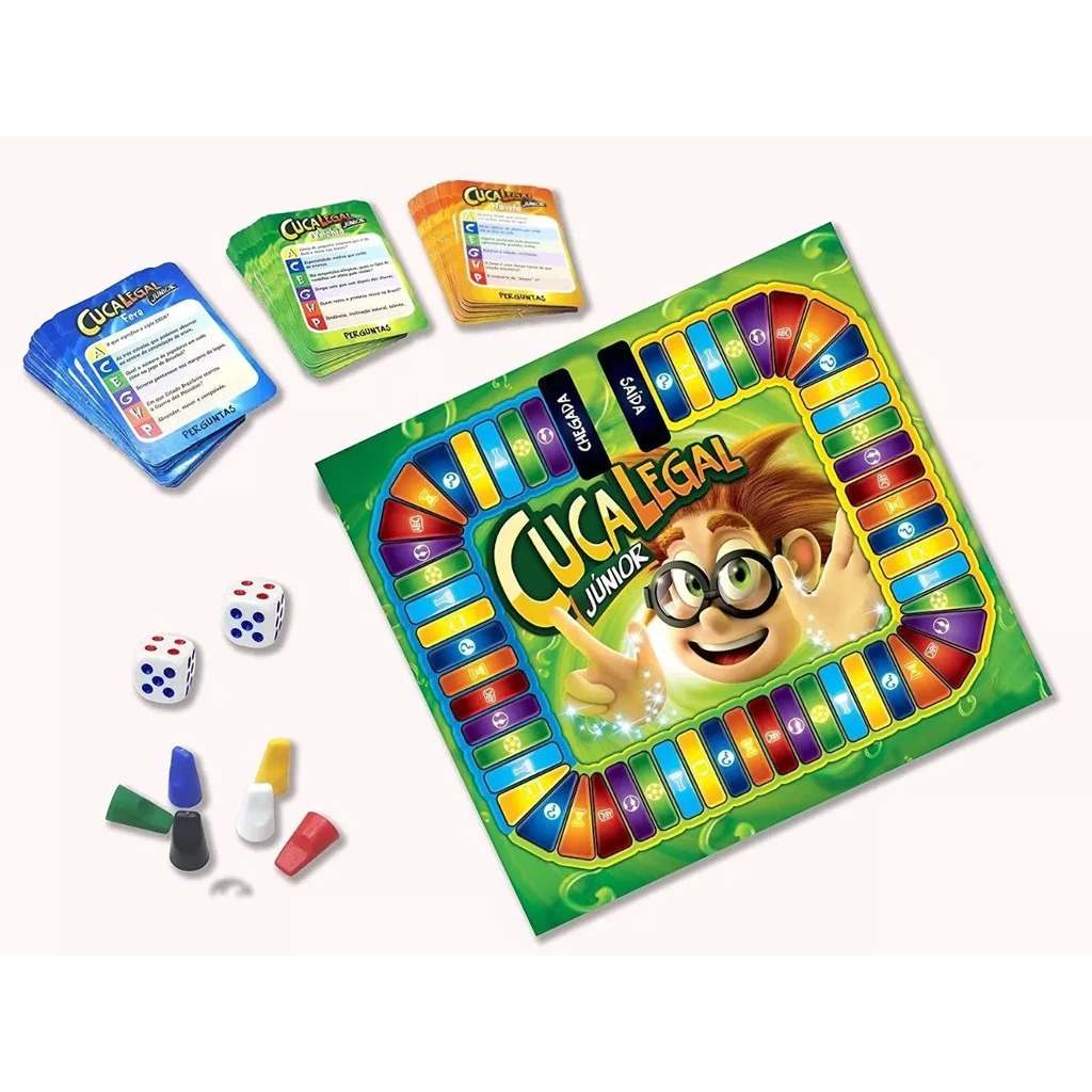 JOGO CUCA LEGAL JUNIOR 336 PERGUNTAS